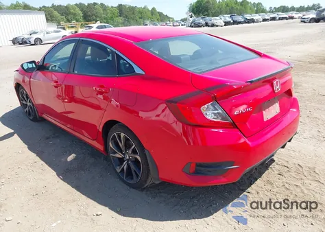 2021 Honda Civic Sport из США, поврежденный, VIN 2HGFC2F88MH536725